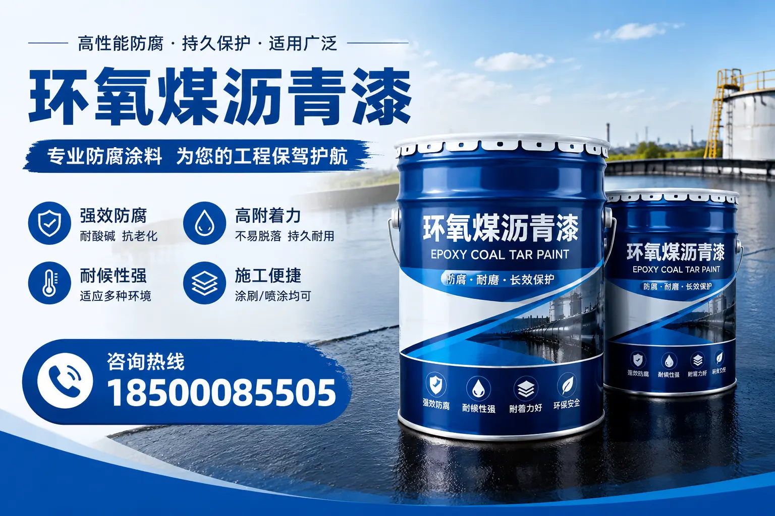 环氧煤沥青漆与其他漆类的比较，马鞍山用户的选择依据